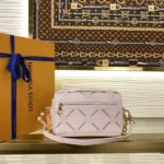 Louis Vuitton Pochette Metis East West Empreinte Couture Pink M29488 - Image 3