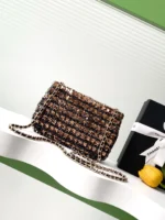 Chanel CF Sequined SO Handbag 21cm - Image 3