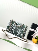 Chanel CF Sequined SO Handbag 21cm - Image 3