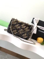 Chanel CF Sequined SO Handbag 21cm - Image 3