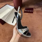 Gucci Castello Horsebit Slingback Pump - Image 3
