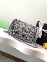 Chanel CF Sequined SO Handbag 21cm - Image 3