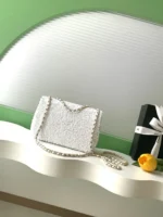 Chanel CF Sequined SO Handbag 21cm - Image 3