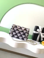 Chanel CF Sequined SO Handbag 21cm - Image 3