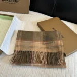 Burberry Check Reversible Lambswool Scarf - Image 2