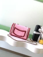 Chanel CF Sequined SO Handbag 21cm - Image 3