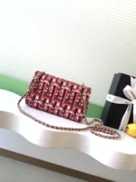 Chanel CF Sequined SO Handbag 21cm - Image 3