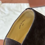 Loro Piana Open Walk Suede Ankle Boot - Image 3