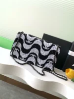 Chanel CF Sequined SO Handbag 21cm - Image 3