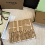 Burberry Equestrian Print Reversible Cashmere Scarf - Image 3