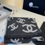 Chanel 26C CC Jacquard Stole - Image 3