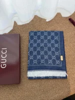 Gucci GG Jacquard Reversible Wool Scarf - Image 3