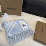 Burberry Check Cashmere Scarf - Image 3