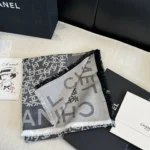 Chanel 26C CC Logo Square Scarf 122cm - Image 3