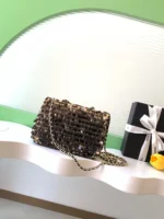 Chanel CF Sequined SO Handbag 21cm - Image 3