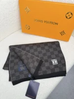 Louis Vuitton Petit Damier Knit Wool Scarf - Image 4