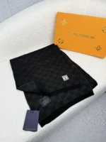 Louis Vuitton Petit Damier Knit Wool Scarf - Image 4