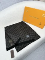 Louis Vuitton Petit Damier Knit Wool Scarf - Image 3