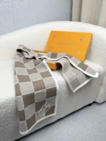 Louis Vuitton Damier Heritage Knit Wool Scarf