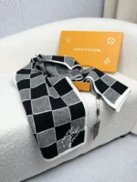 Louis Vuitton Damier Heritage Knit Wool Scarf