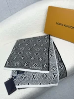 Louis Vuitton Monogram Jacquard Knit Wool Scarf - Image 3