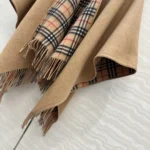 Burberry Check Cashmere Cape - Image 3