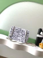 Chanel CF Sequined SO Handbag 21cm - Image 3