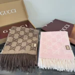Gucci GG Jacquard Gradient Cashmere Scarf - Image 3