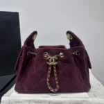 Chanel 26P Mini Hippie Drawstring Bucket Bag 20cm - Image 3