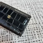 Chanel Crocodile-Embossed Flap Card Holder - Image 3