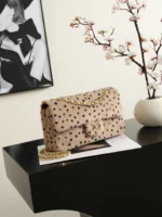 Chanel 26A Leopard Dot Flap Bag - Image 3