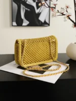 Chanel 26M Coco Beach Woven Flap Bag 21cm - Image 3