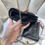 Chanel 26M Coco Beach Woven Flap Bag 21cm - Image 3
