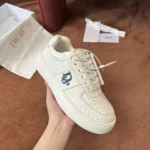 Dior Star White Leather Sneakers - Image 3