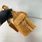 Prada Explore Large Suede Shoulder Bag 32cm - Image 3