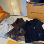 Louis Vuitton Only LV Mini Cable Knit Wool Scarf 135x20cm - Image 2
