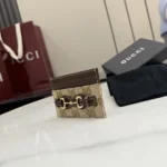 Gucci Primavera Horsebit GG Card Holder 10cm - Image 3