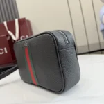 Gucci Primavera Web Stripe Leather Camera Bag 22cm - Image 3