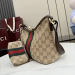 Gucci Core GG Web Shoulder Bag with Mini Pouch 25cm - Image 3
