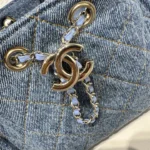Chanel OHANEL 26A Denim Handbag - Image 3