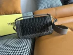 Fendi Baguette Woven Leather Bag 27cm - Image 3