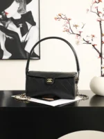 Chanel 26A Bowling Bag with Chain 23cm - Image 3