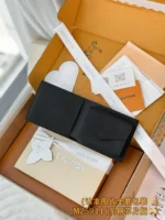 Louis Vuitton Marco Wallet Black Leather 11cm - Image 3