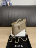 Chanel Khaki Handbag - Image 3