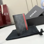 Gucci Primavera GG Bifold Wallet with Web Stripe - Image 3