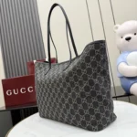 Gucci Generation GG Denim Tote Bag 38cm - Image 3