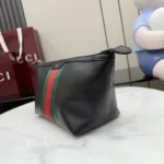 Gucci Generation Web Stripe Leather Cosmetic Case 21.5cm - Image 3