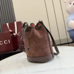 Gucci Generation GG Web Bucket Bag 15.5cm - Image 3