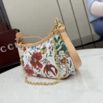 Gucci Generation Flora Print Shoulder Bag with Chain 21cm - Image 3