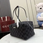Gucci Generation GG Denim Boston Shoulder Bag 29cm - Image 3